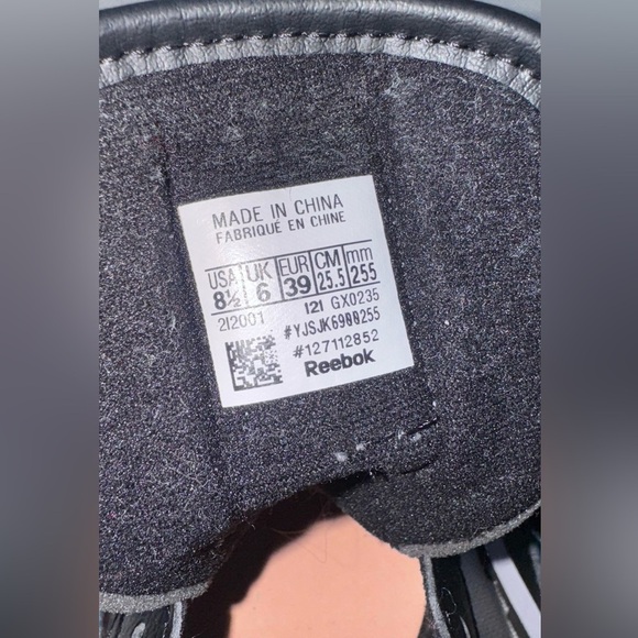 Reebok,Classic Renaissance,Womens,Black,Synthetic Sneakers,Size 8.5,Holographic - Picture 6 of 7